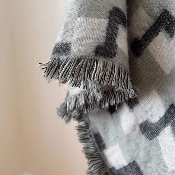 Frye Western Poncho Wrap Large XL Southwestern Boho Cowboy Rodeo Ruana Cape - Picture 4 of 12